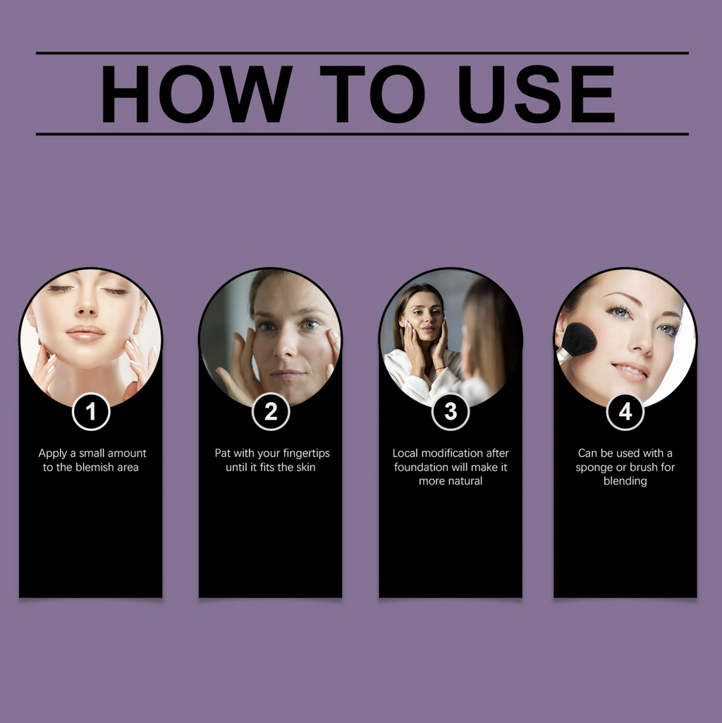 Full Coverage Liquid Concealer - Waterproof Long-Lasting Makeup