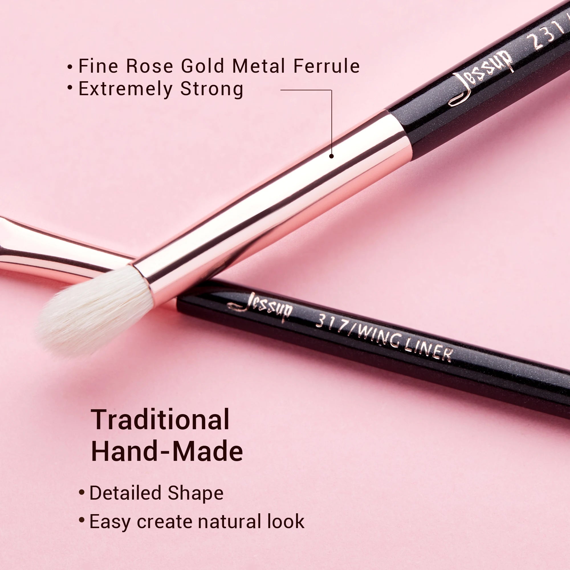 Professional Makeup Brush Set - 15 Pieces