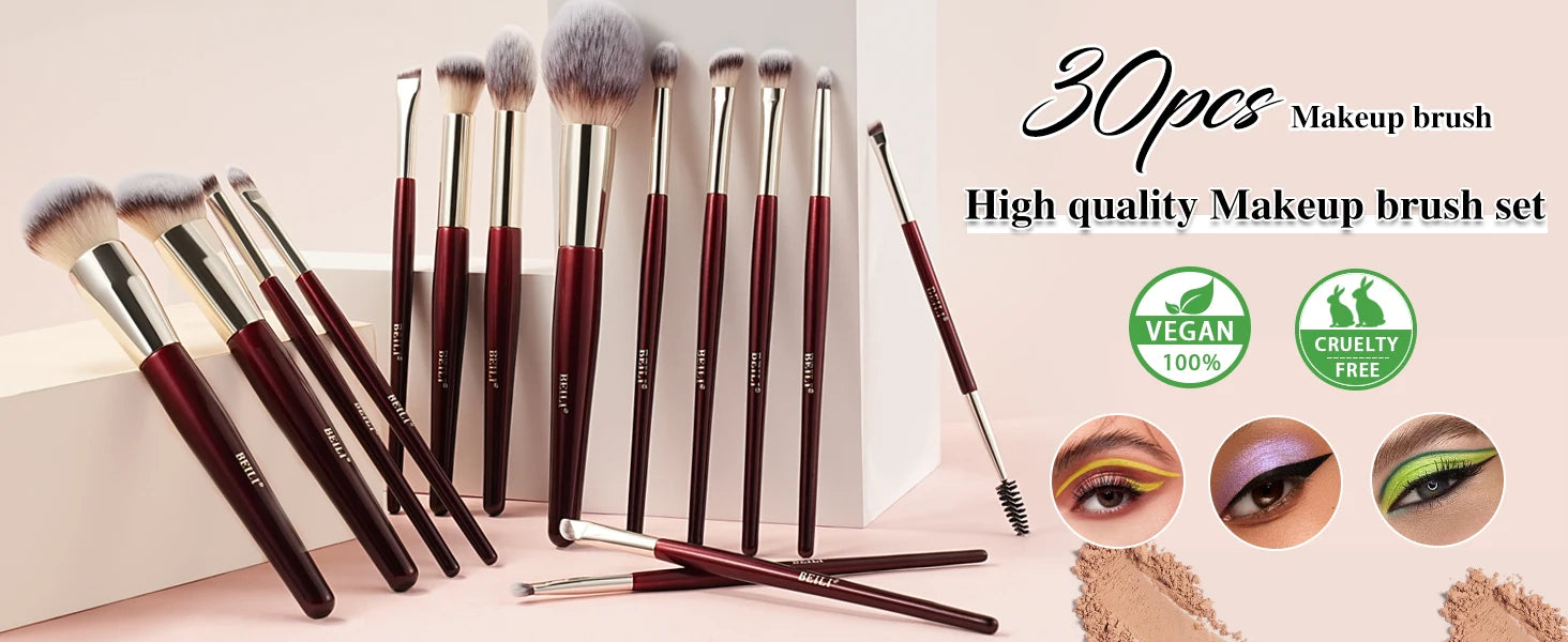 Professional Eyeshadow Brush Set - 15 Pieces