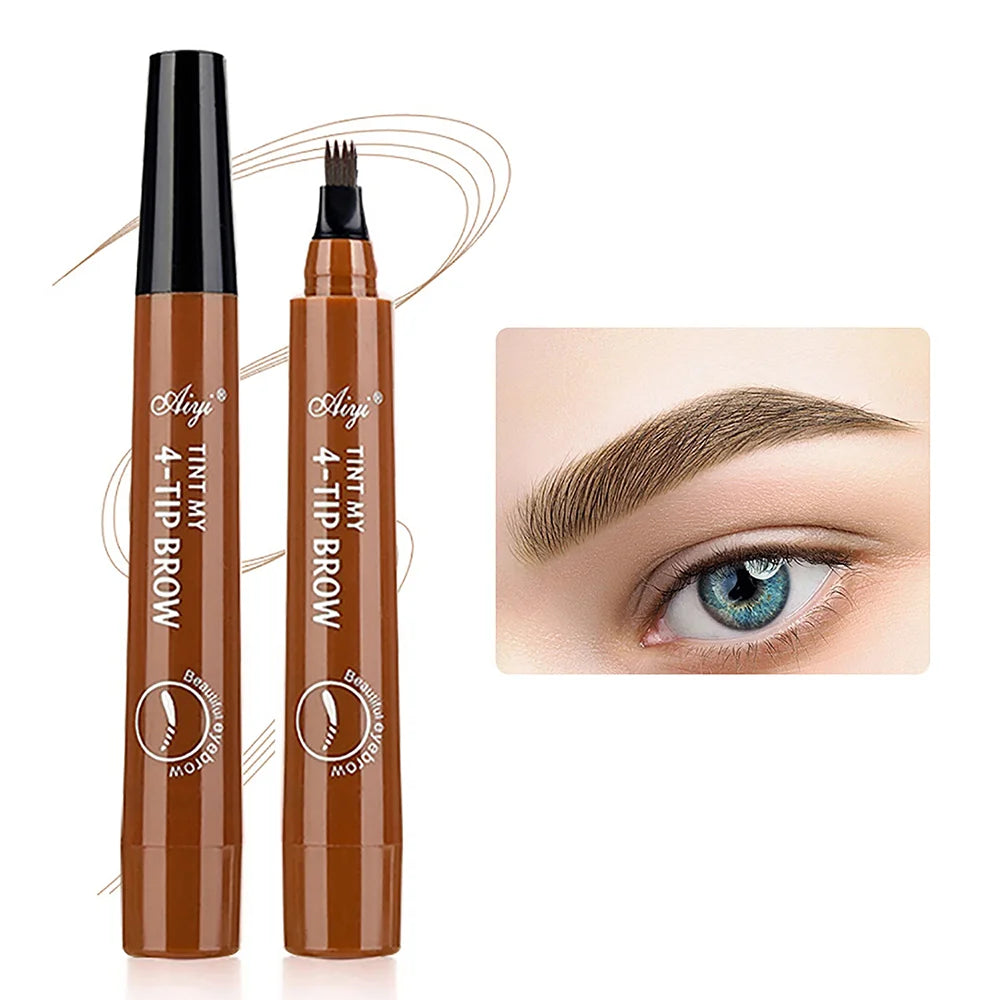 4-Prong Waterproof Eyebrow Pencil