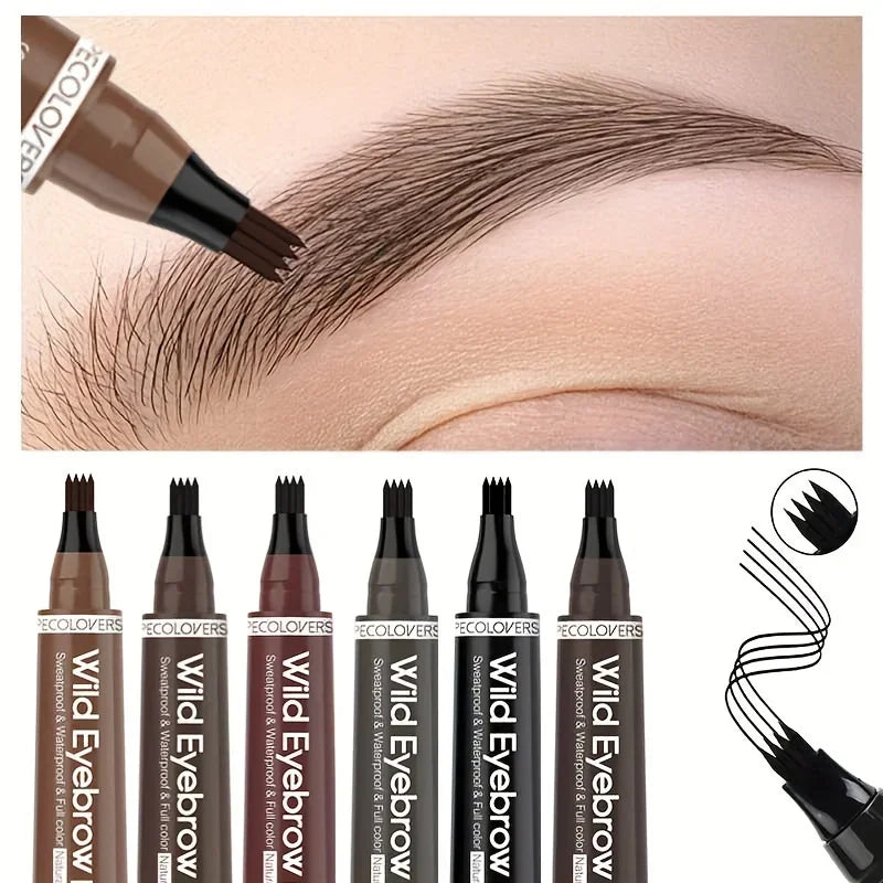 4-Prong Liquid Eyebrow Pen