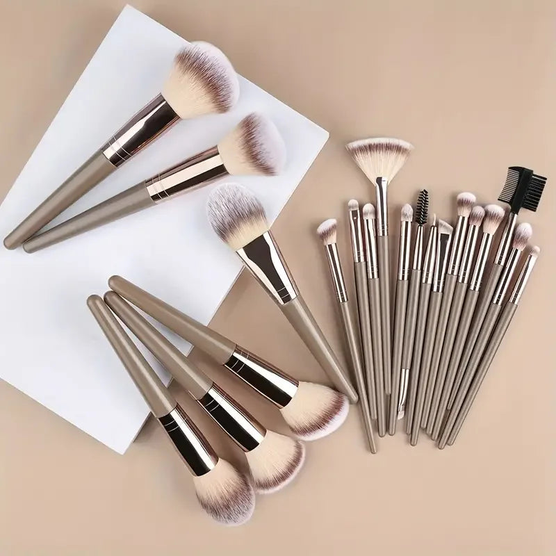 Professional Makeup Brush Set - 3-20 Pieces