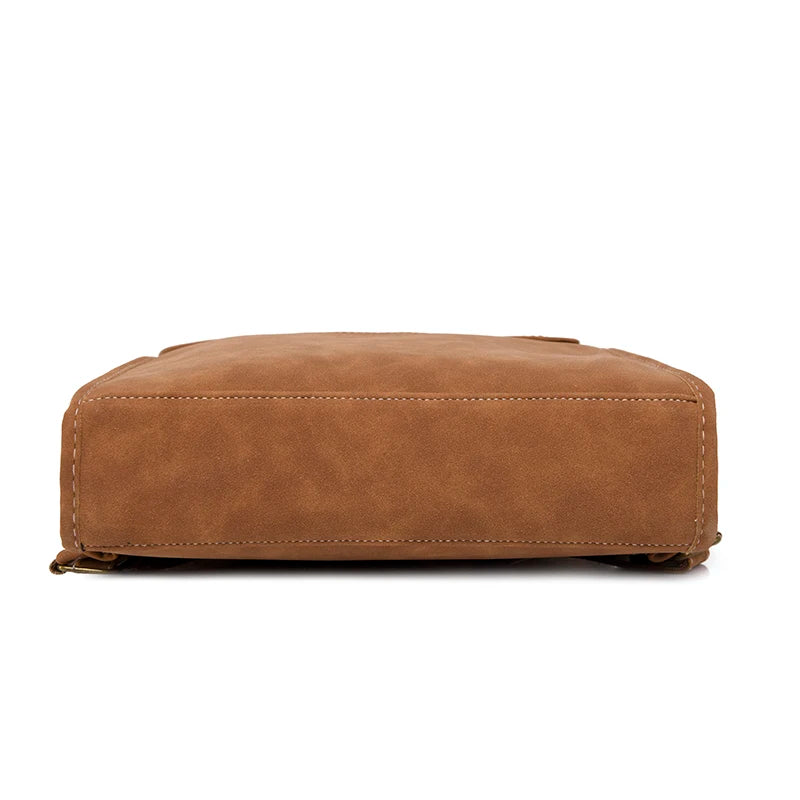 Leather Backpack for Women - Laptop Travel Bag