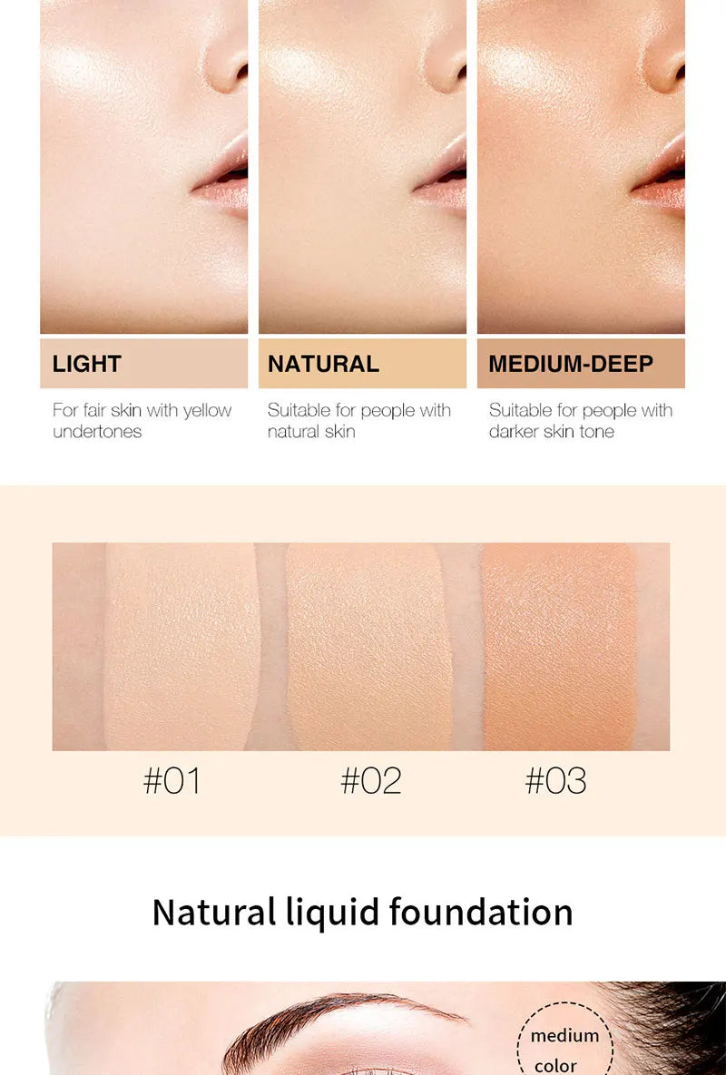 Transparent Liquid Foundation