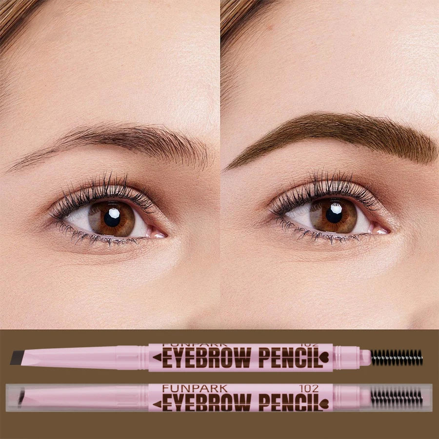 2-in-1 Waterproof Eyebrow Pencil
