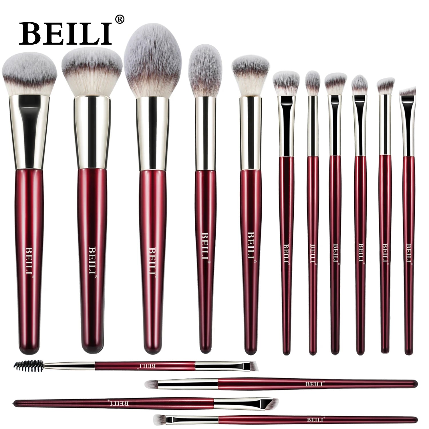 Professional Eyeshadow Brush Set - 15 Pieces