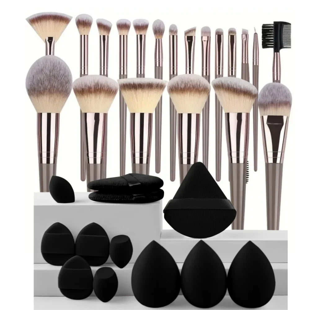 Professional Makeup Brush Set - 3-20 Pieces