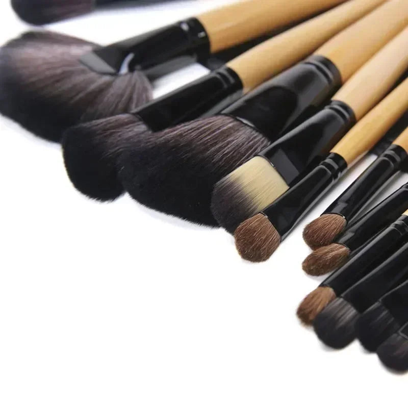 Professional Makeup Brush Set - 24 Pieces with Bag